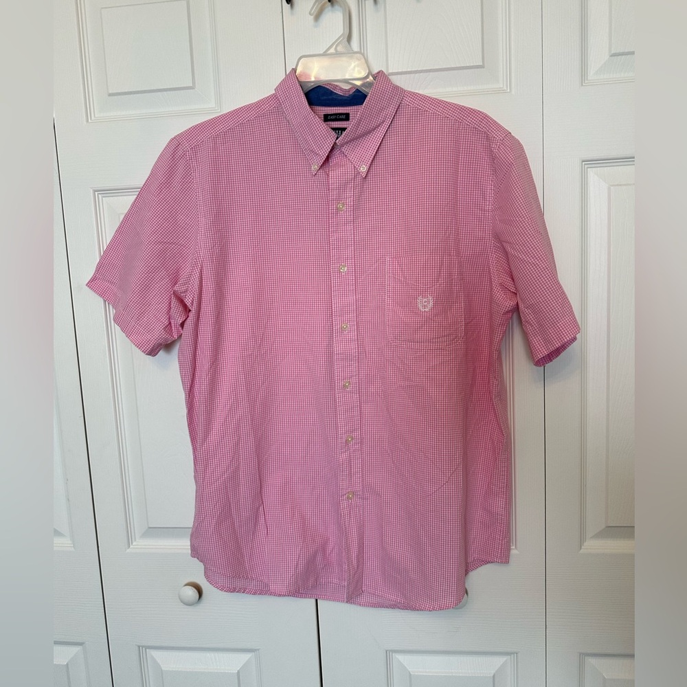 Chaps Pink Button Down Casual Shirt